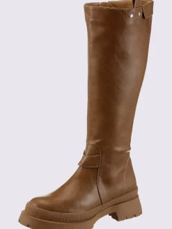 Bottes matière synthétique imitation nappa