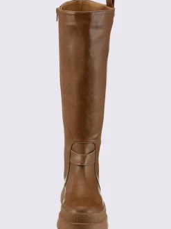 Bottes matière synthétique imitation nappa