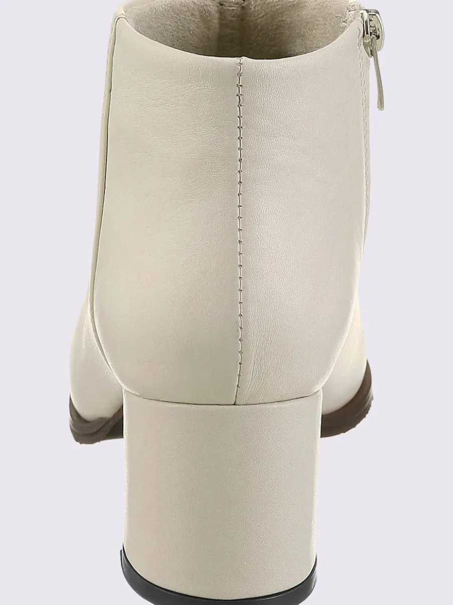 Bottine courte cuir d'agneau nappa très doux