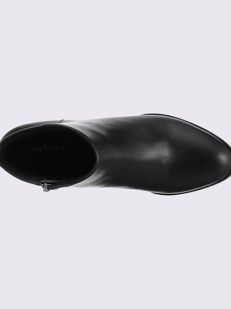 Bottine courte cuir d'agneau nappa très doux