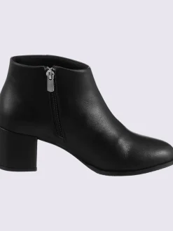Bottine courte cuir d'agneau nappa très doux