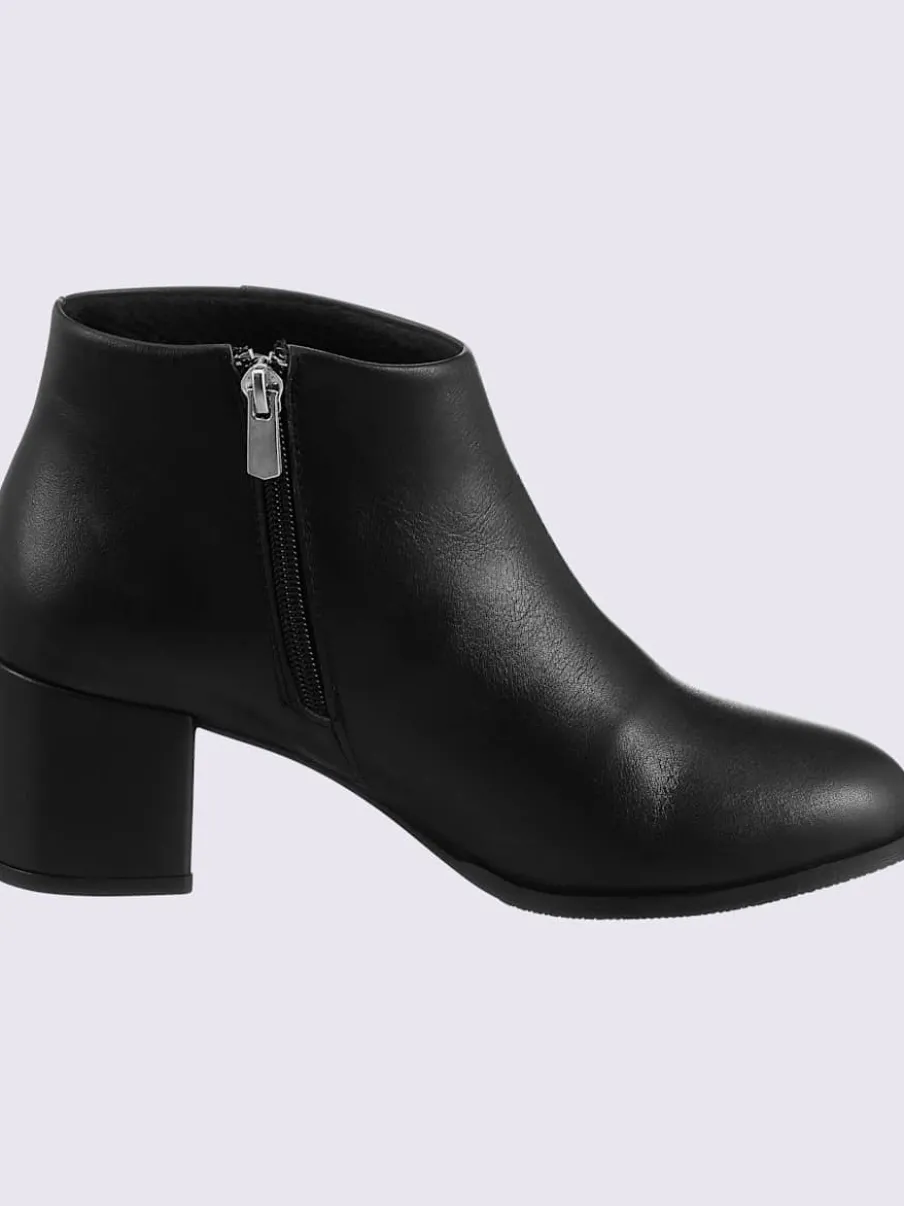Bottine courte cuir d'agneau nappa très doux