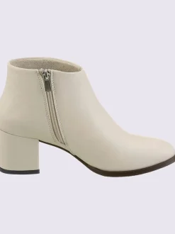 Bottine courte cuir d'agneau nappa très doux