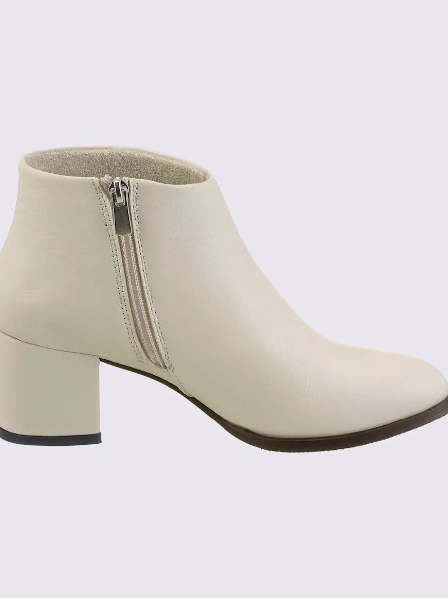 Bottine courte cuir d'agneau nappa très doux