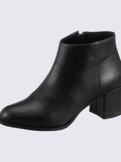 Bottine courte cuir d'agneau nappa très doux