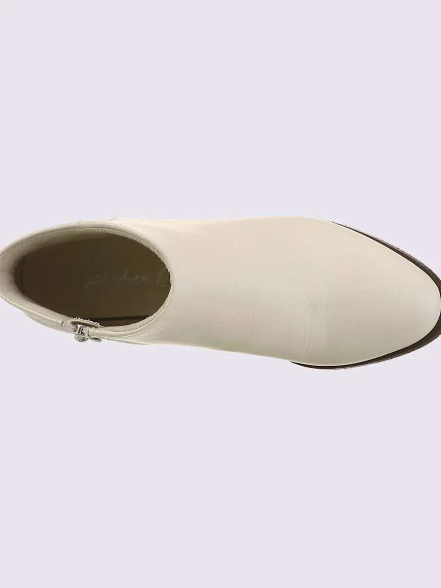 Bottine courte cuir d'agneau nappa très doux