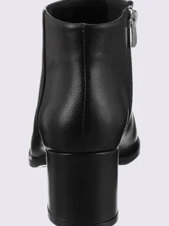 Bottine courte cuir d'agneau nappa très doux