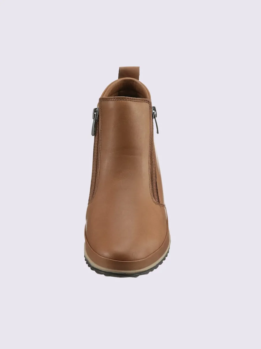 Bottine courte cuir nappa de vache