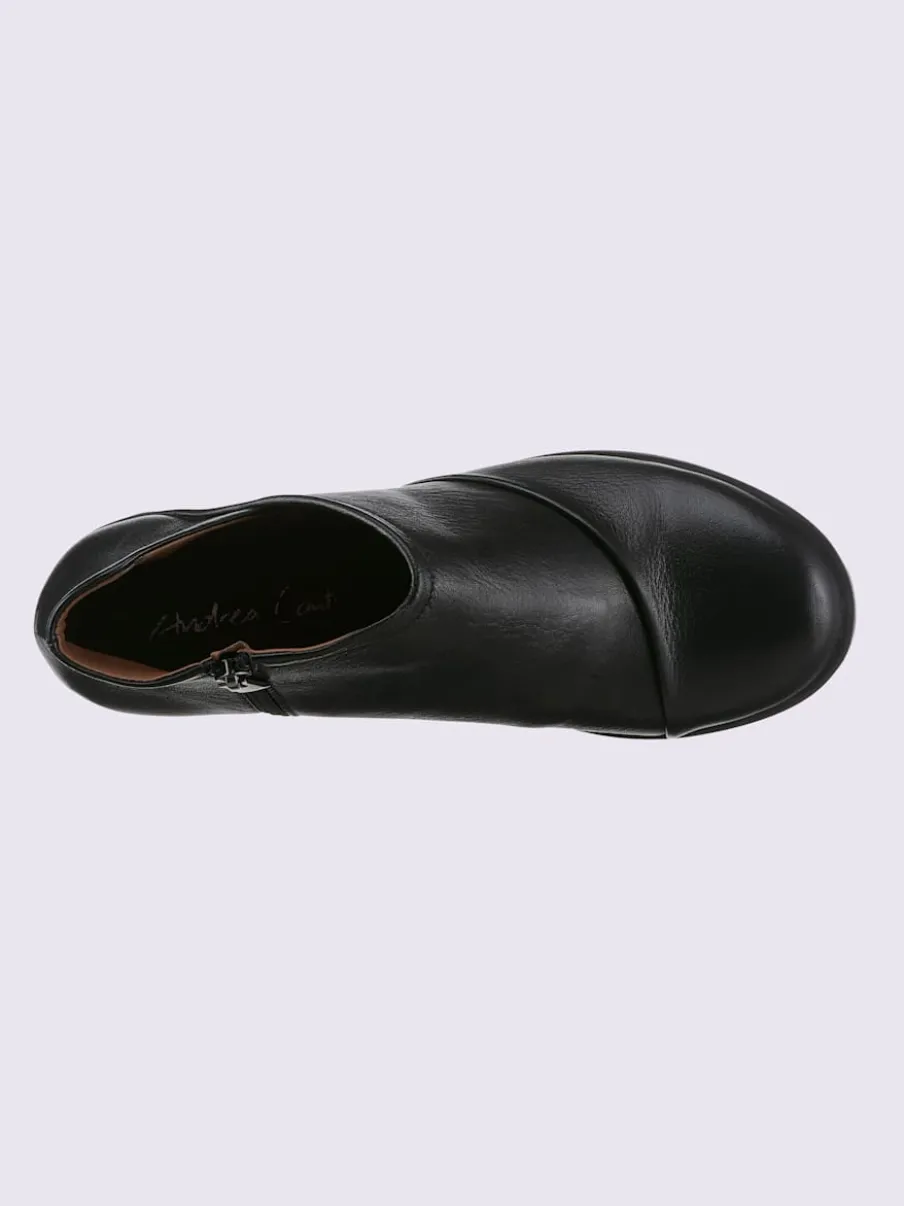 Bottine courte cuir nappa de vache