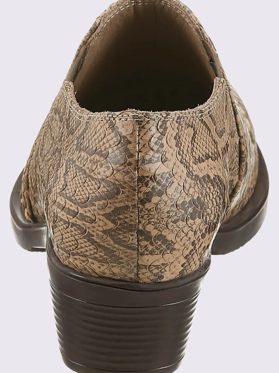 Bottine courte cuir vachette