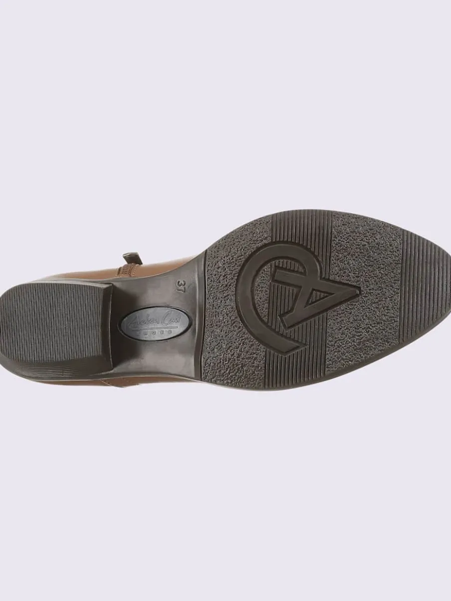 Bottine courte cuir vachette