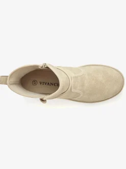 Bottines avec liens à nouer raffinés et motif structuré tendance