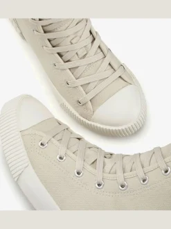 Bottines chaussures en textile, chaussures en tissu avec laçage tendance