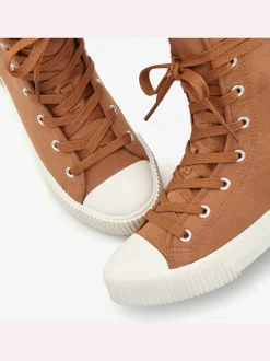 Bottines chaussures en textile, chaussures en tissu avec laçage tendance
