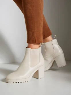 Bottines chelsea jolies bottines d'automne et d'hiver à talon bottier confortable