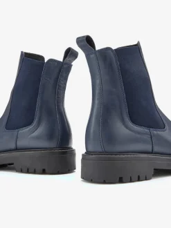 Bottines chelsea tendance en cuir de qualité, très confortables