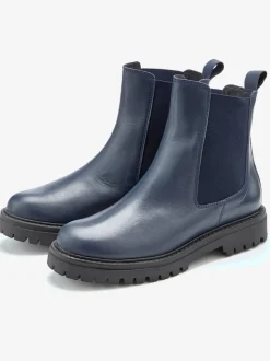 Bottines chelsea tendance en cuir de qualité, très confortables