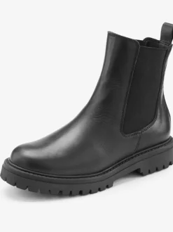 Bottines chelsea tendance en cuir de qualité, très confortables