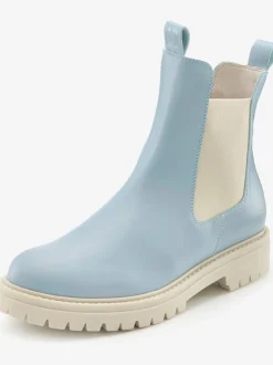 Bottines chelsea tendance en cuir de qualité, très confortables