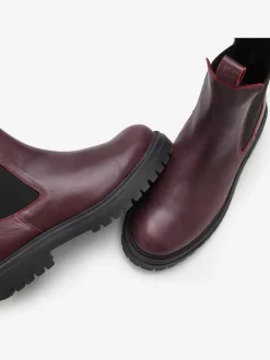 Bottines chelsea tendance en cuir de qualité, très confortables