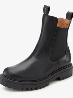 Bottines chelsea tendance en cuir de qualité, très confortables