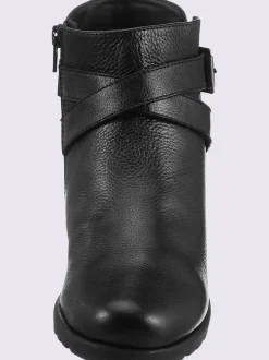 Bottines compensées cuir nappa de vache