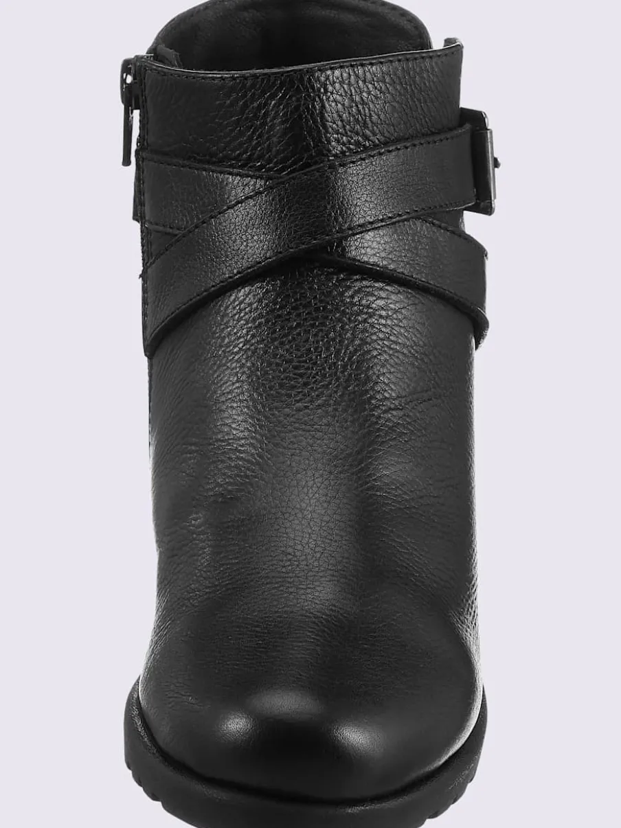 Bottines compensées cuir nappa de vache