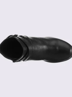 Bottines compensées cuir nappa de vache