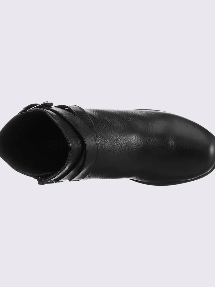 Bottines compensées cuir nappa de vache