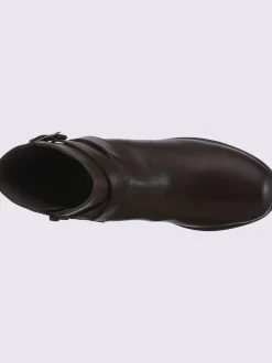 Bottines compensées cuir nappa de vache