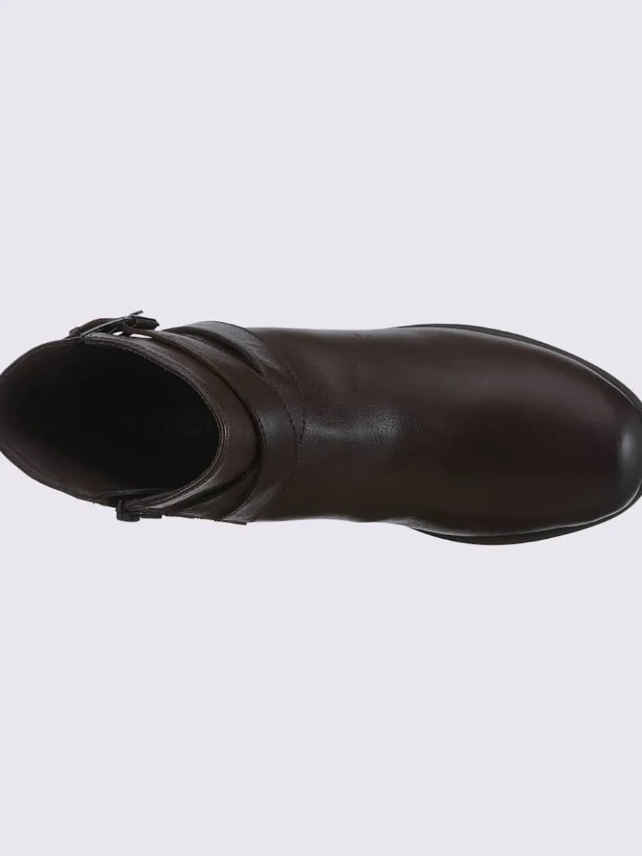 Bottines compensées cuir nappa de vache
