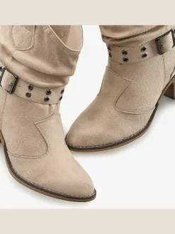 Bottines cowboy bottes western avec bande remplaçable pour un style personnalisé
