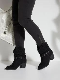 Bottines cowboy bottes western avec bande remplaçable pour un style personnalisé
