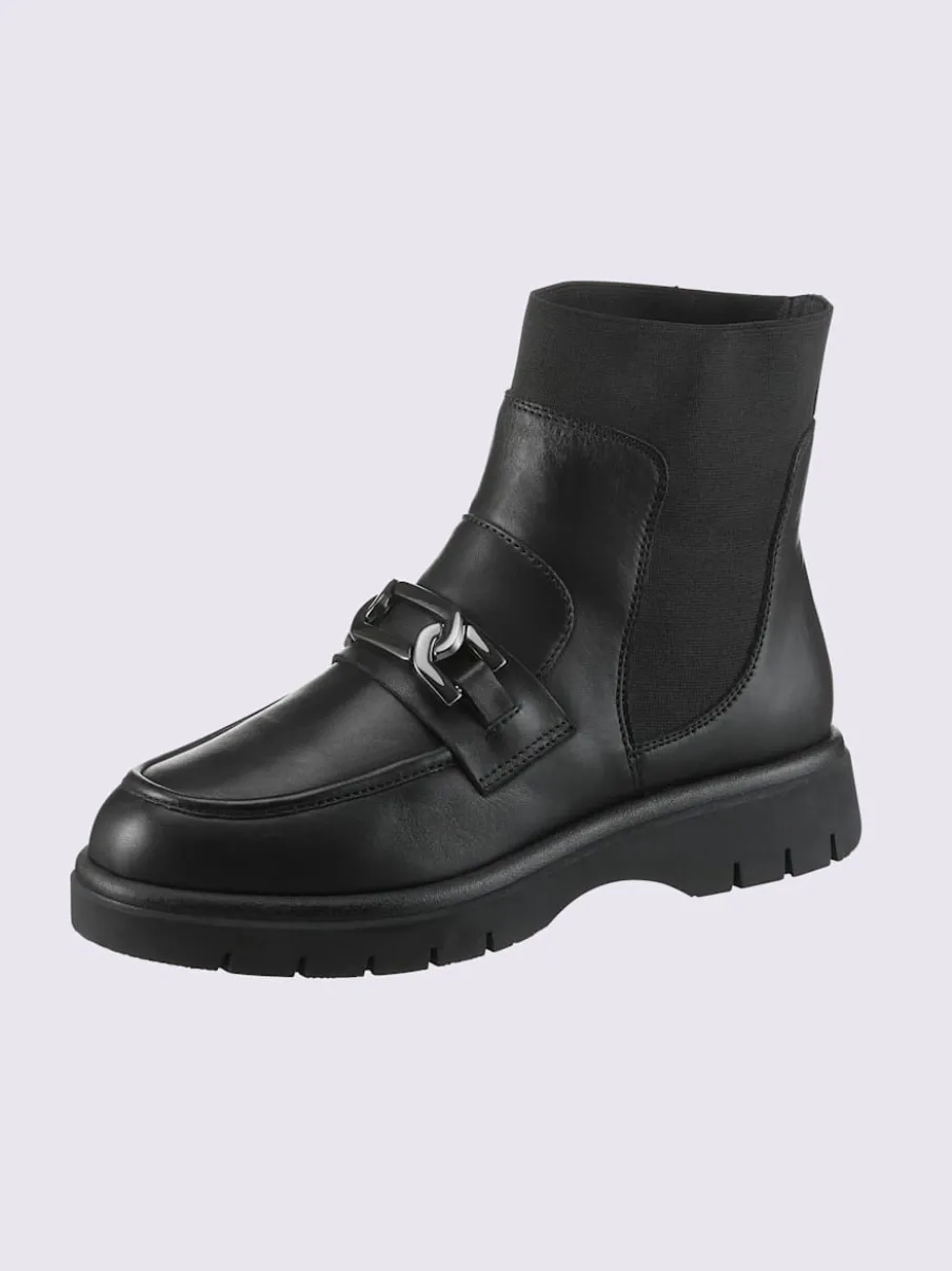 Bottines cuir nappa de vache