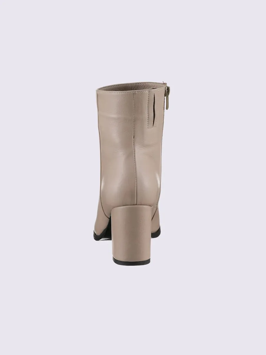 Bottines cuir nappa de vache