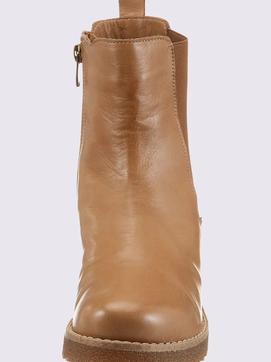 Bottines cuir nappa de vache