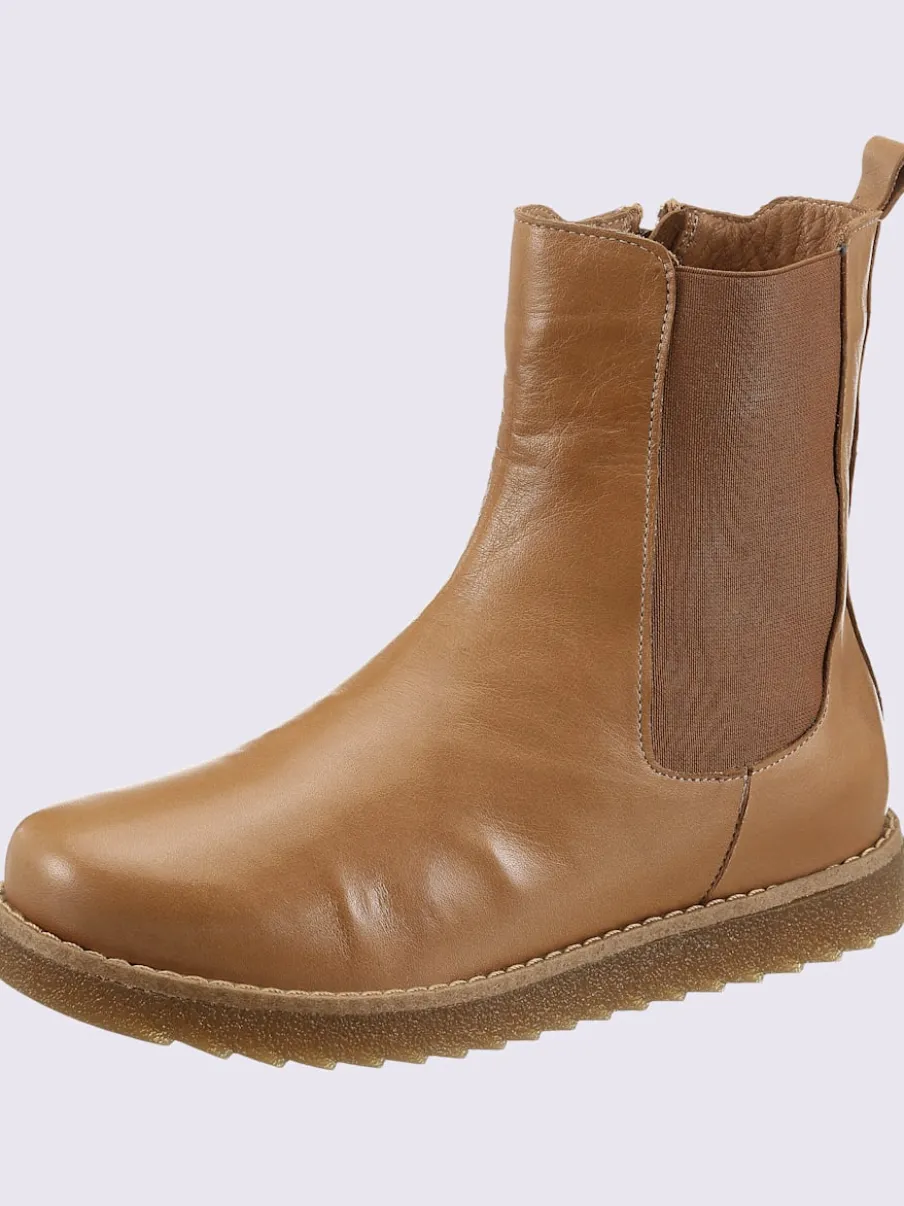 Bottines cuir nappa de vache