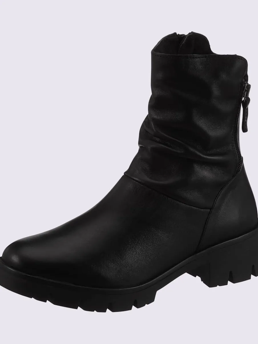 Bottines cuir nappa de vache