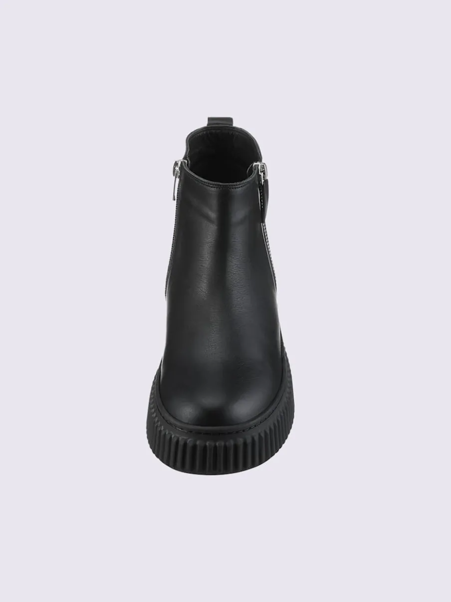 Bottines cuir nappa de vache