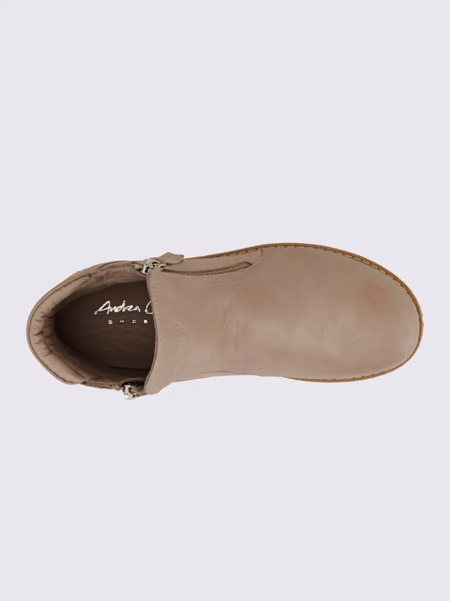 Bottines cuir nappa de vache