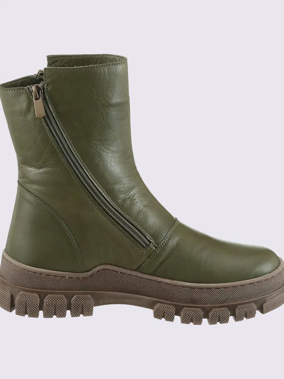 Bottines cuir nappa de vache