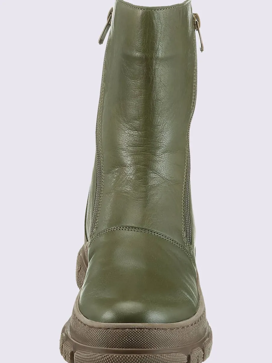 Bottines cuir nappa de vache