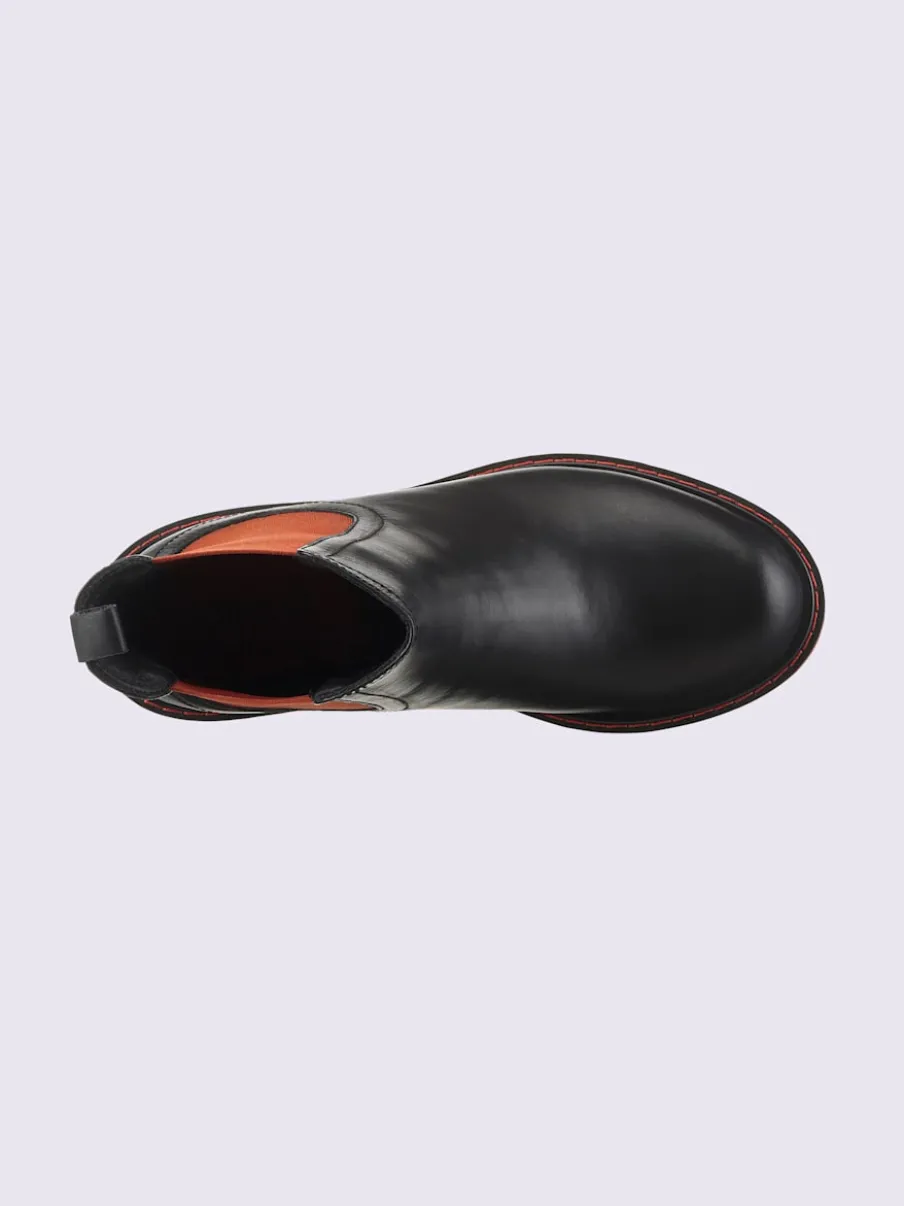 Bottines cuir nappa de vache
