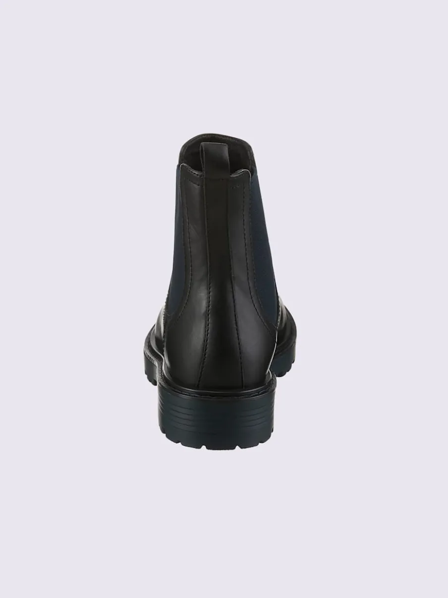Bottines cuir nappa de vache