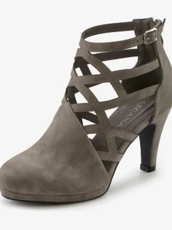 Bottines d'automne avec petites découpes tendance