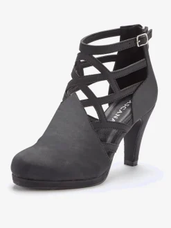 Bottines d'automne avec petites découpes tendance