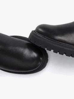 Bottines d'hiver en cuir de qualité avec doublure chaude toute douce