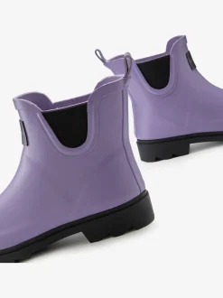 Bottines en caoutchouc bottes en caoutchouc imperméables, effet mat tendance