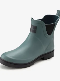Bottines en caoutchouc bottes en caoutchouc imperméables, effet mat tendance