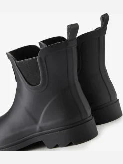 Bottines en caoutchouc bottes en caoutchouc imperméables, effet mat tendance